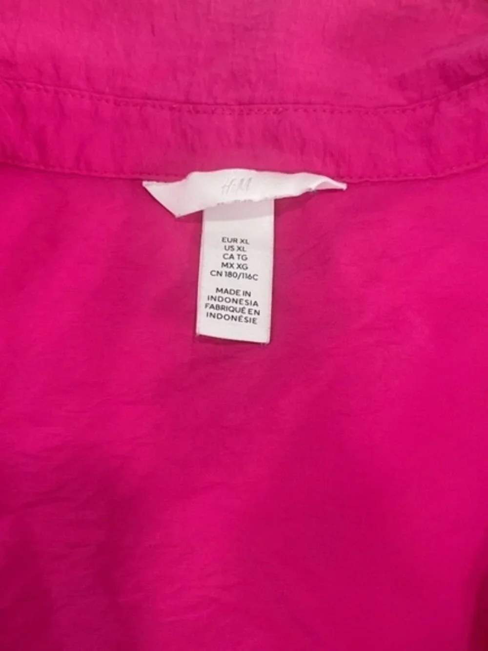 H&M Fuchsia Ruched Blouse - Picture 5 of 8